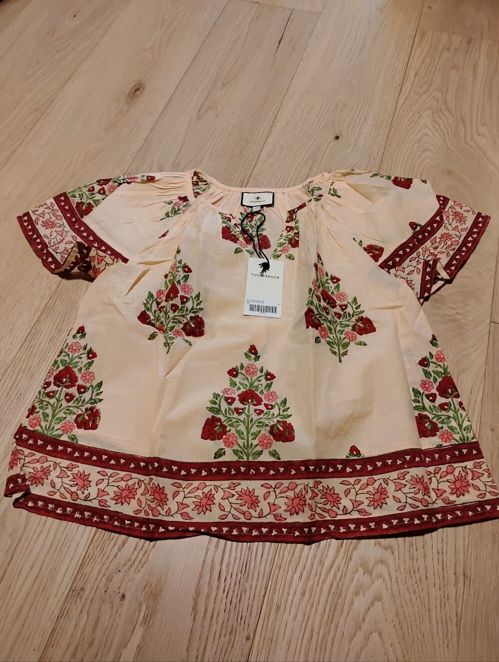 NWT Tuckernuck Blush Chandelier Elena Top XS